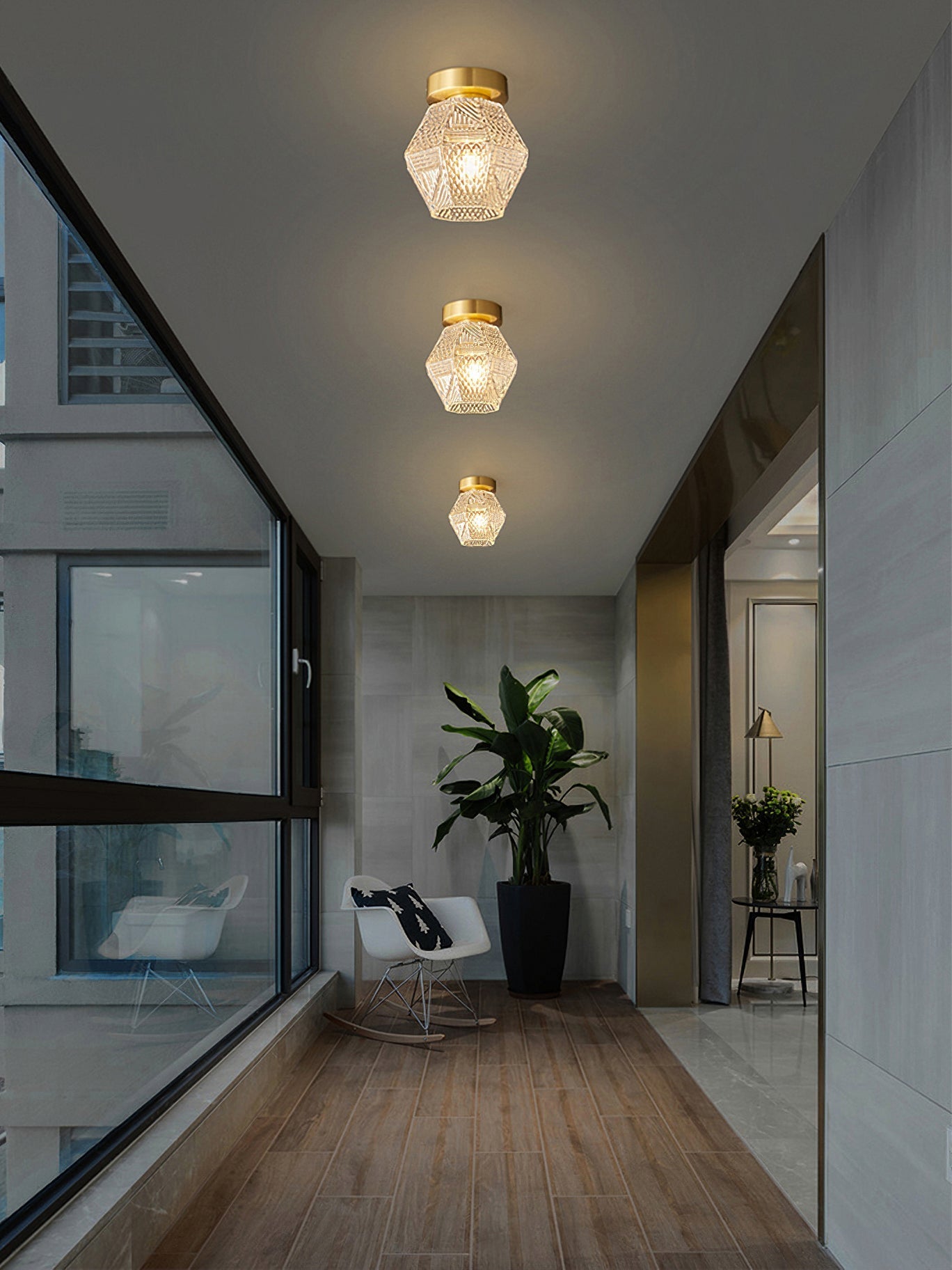 Lustre Art Déco Taille De Diamant – Éclat Raffiné Pour Votre Salle À Manger 8