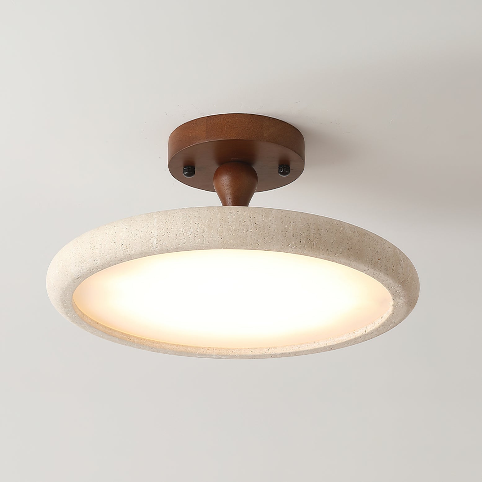 Plafonnier Bailey LED Design – Élégance Naturelle avec Lumière Chaleureuse 2