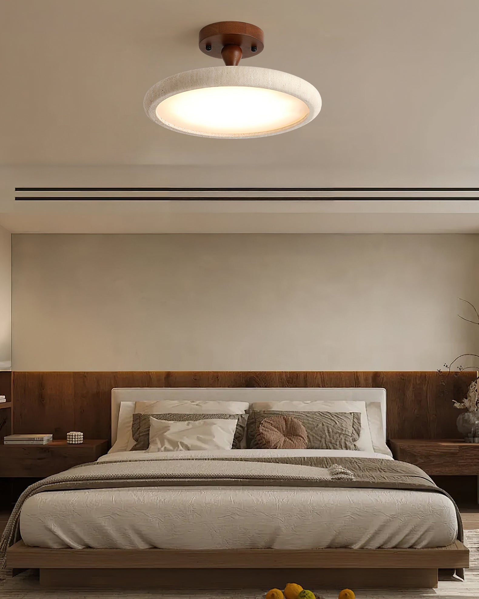 Plafonnier Bailey LED Design – Élégance Naturelle avec Lumière Chaleureuse 3