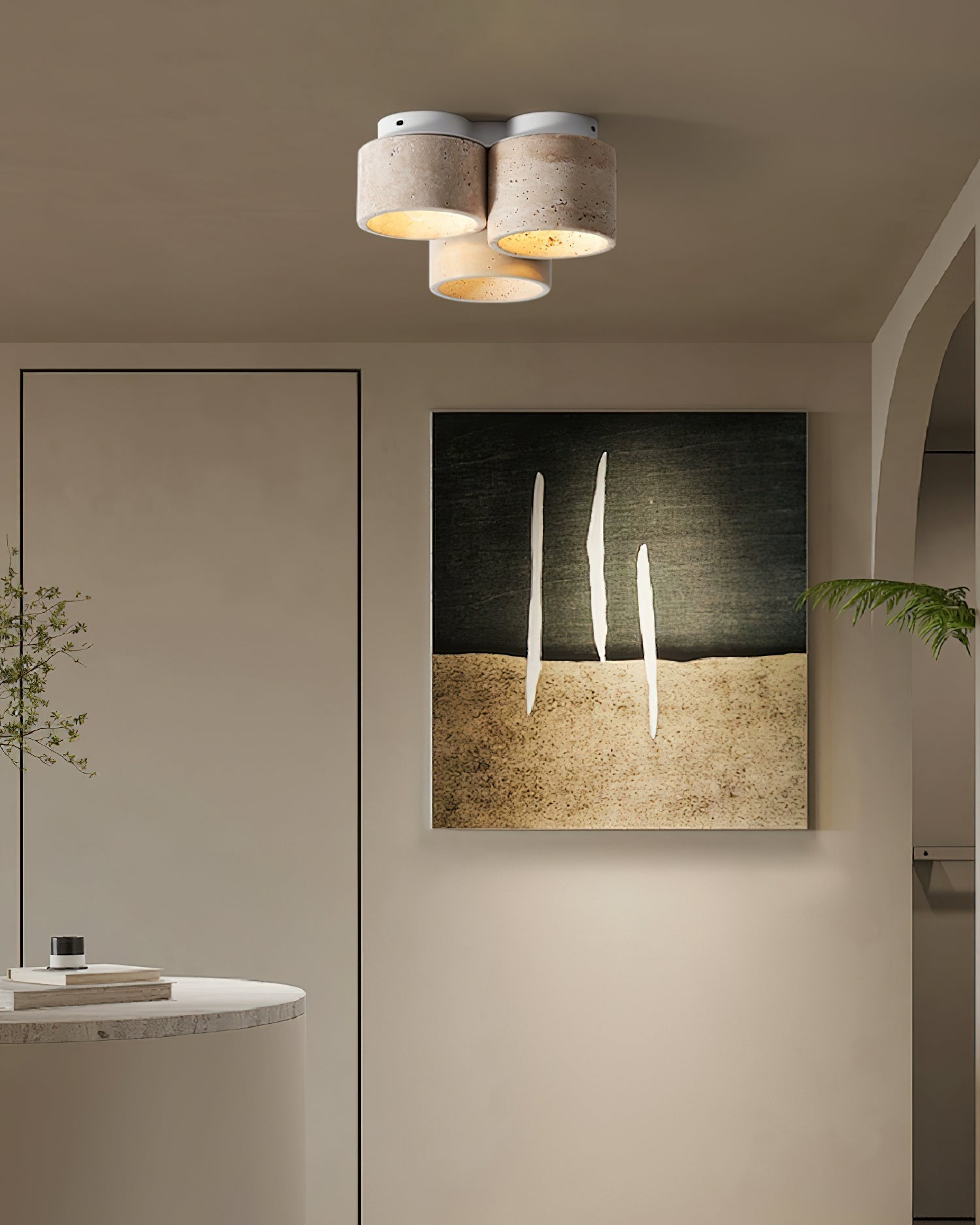 Plafonnier Cromia – Élégance Naturelle Pour Votre Salon 5