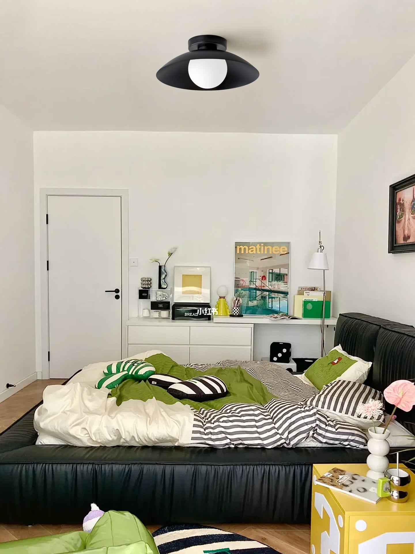 Plafonnier Danoise Élégant en Verre – Éclairage Moderne pour Ambiance Chic 8