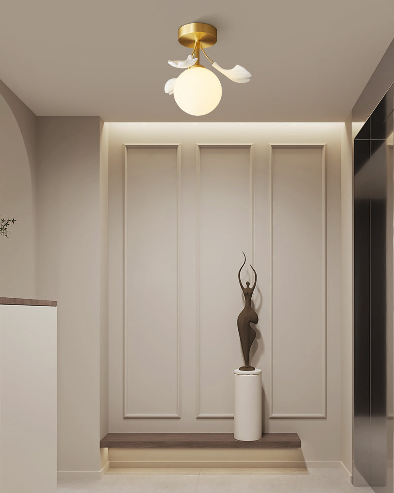 Plafonnier Design Allanie Gingko – Élégance Unique Avec Lumière Douce 7