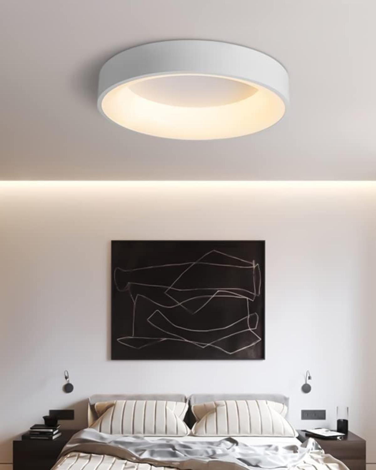 Plafonnier Design La Haloire – Éclairage Élégant pour Ambiance Accueillante 6