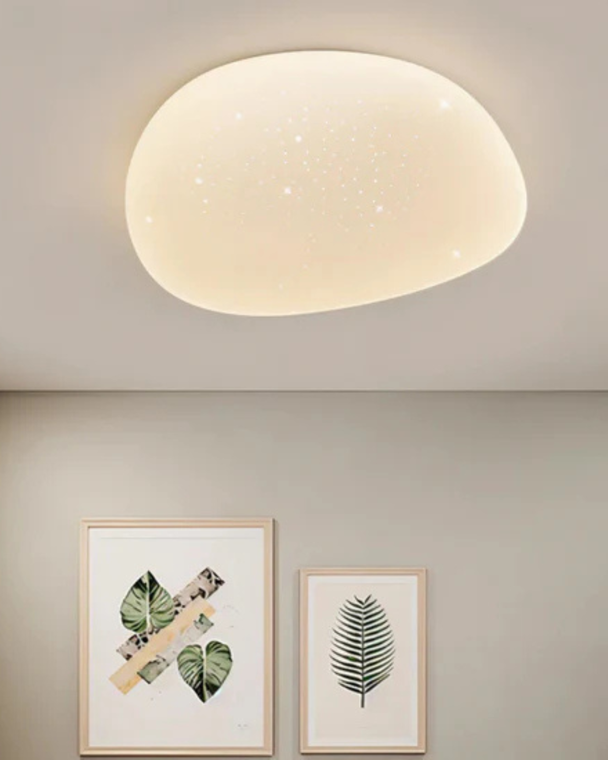 Plafonnier Élégant Avec Effet Étoilé – Illuminez Votre Salon Avec Style 1