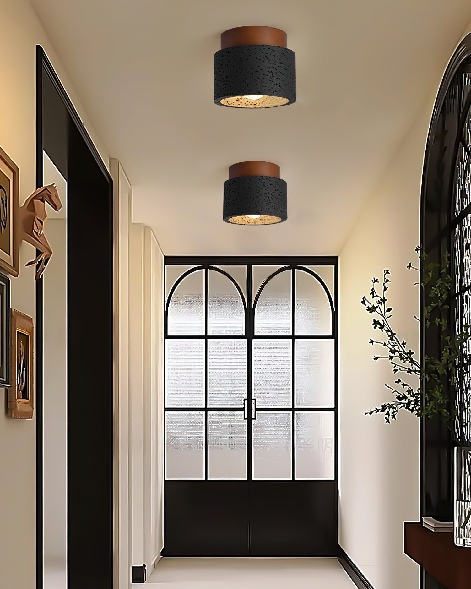 Plafonnier Gaila Design Géométrique – Élégance Naturelle pour Ambiance Accueillante 8