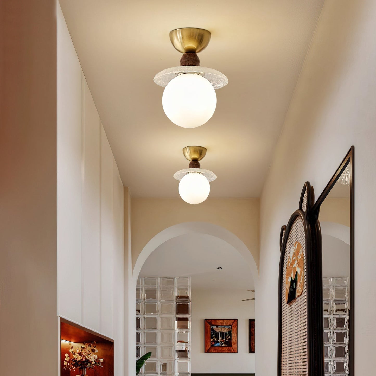 Plafonnier Kaydan Design Élégant – Éclairez Votre Salon Avec Une Ambiance Chaleureuse 2