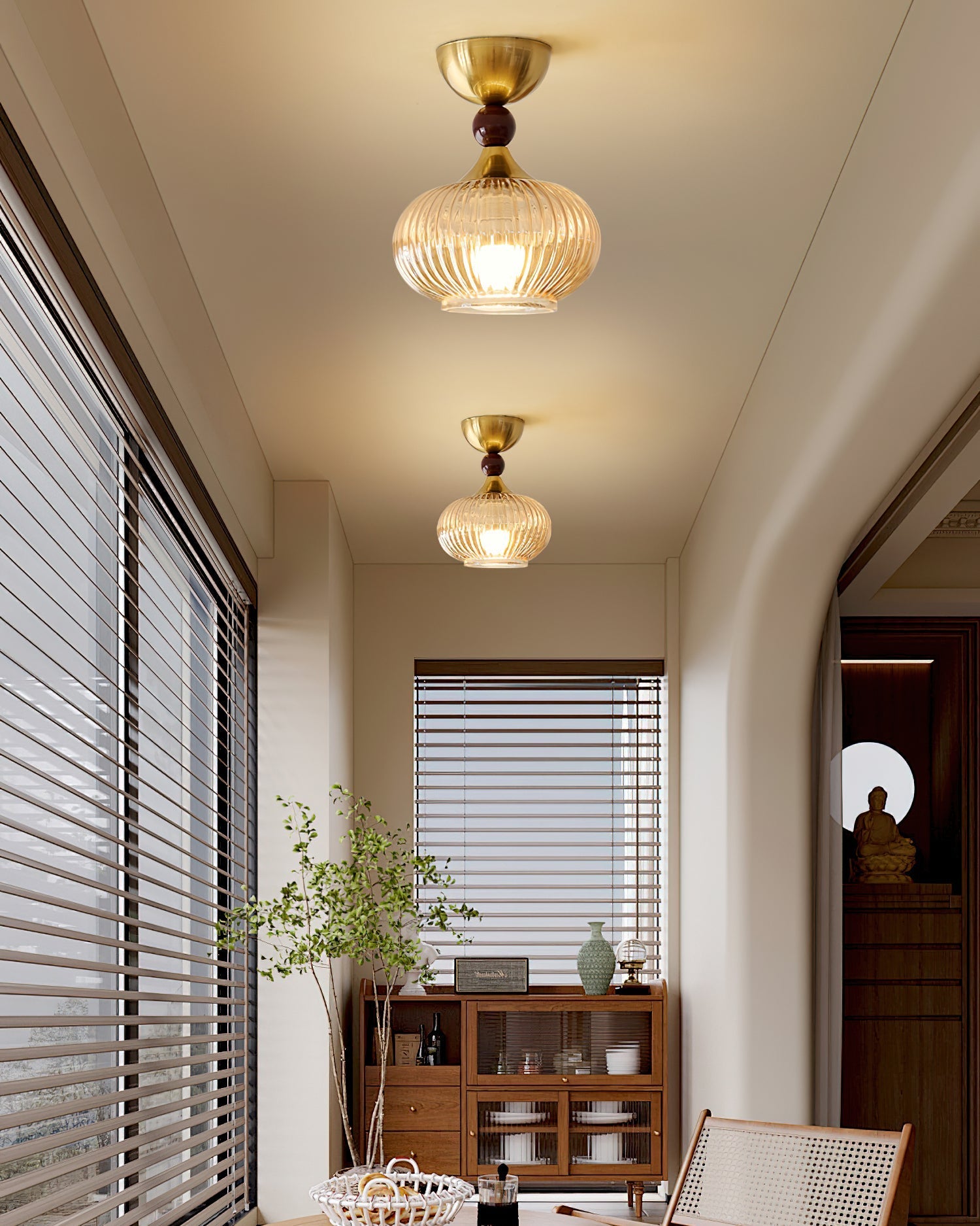 Plafonnier Kaydan Design Élégant – Éclairez Votre Salon Avec Une Ambiance Chaleureuse 4