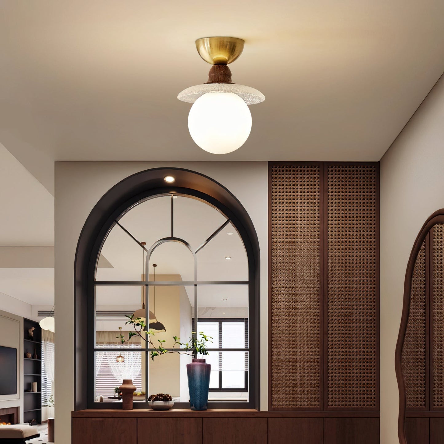 Plafonnier Kaydan Design Élégant – Éclairez Votre Salon Avec Une Ambiance Chaleureuse 7