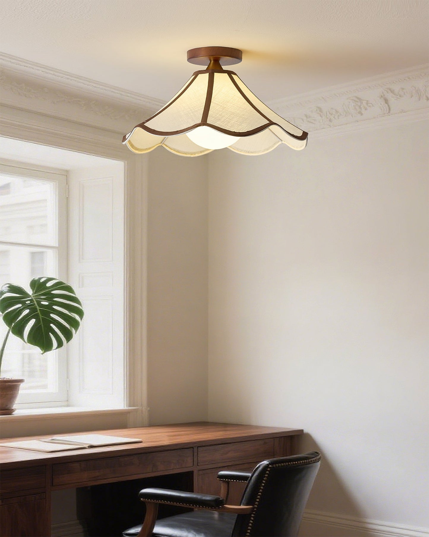 Plafonnier Lonzo Design Vintage – Éclairage Doux pour Ambiance Accueillante 4