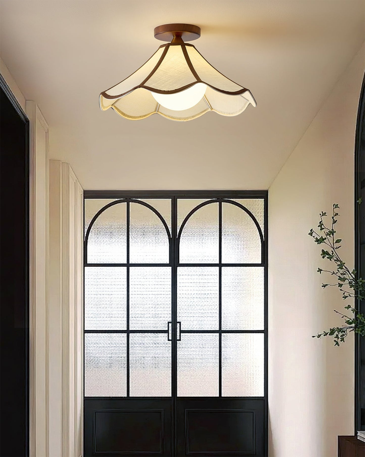 Plafonnier Lonzo Design Vintage – Éclairage Doux pour Ambiance Accueillante 5