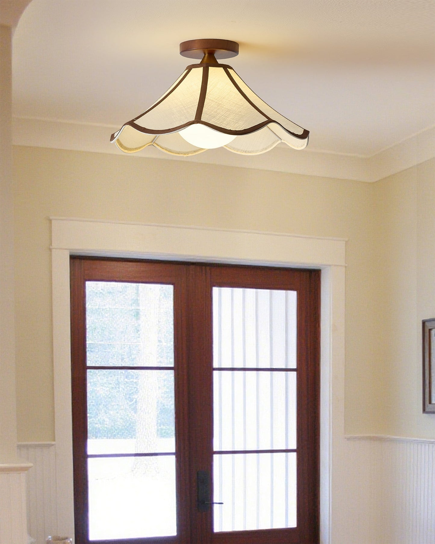 Plafonnier Lonzo Design Vintage – Éclairage Doux pour Ambiance Accueillante 7