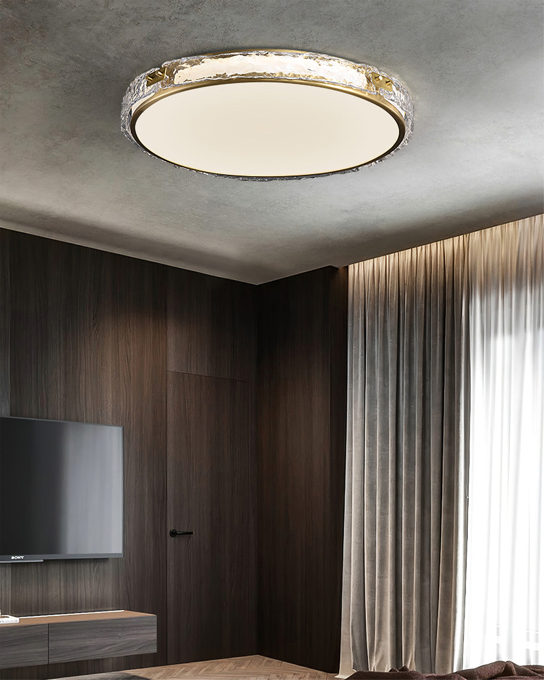 Plafonnier Moderne Arlus Avec Accents Dorés – Élégance Lumineuse Pour Votre Salon 4