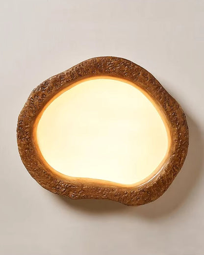 Plafonnier Ovale En Bois LED – Éclairage Chaleureux Pour Ambiance Conviviale 2