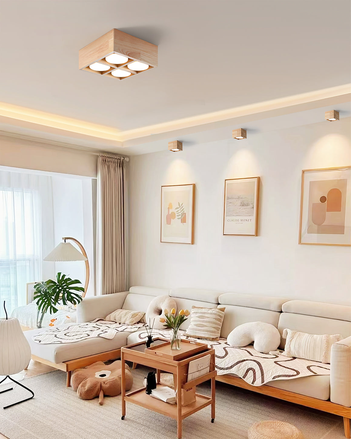 Plafonnier Ozawa Design Élégant – Éclairage Moderne pour Ambiance Accueillante 5