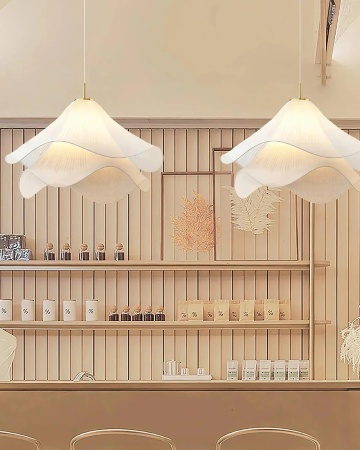 Plafonnier Wave Textil – Éclairage Chaleureux pour Ambiance Naturelle 1