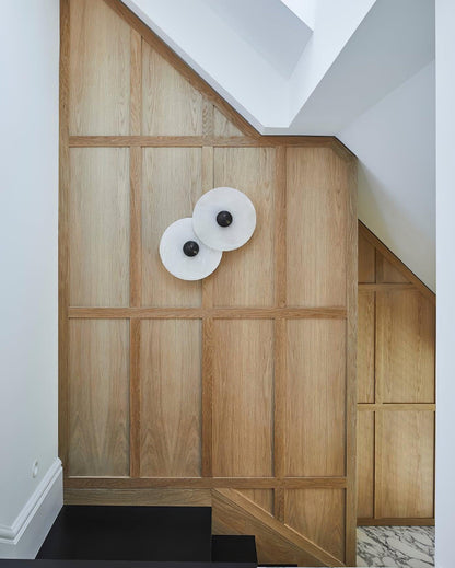 **Runde Alabaster Wandleuchte – Éclairage Élégant Avec Design Unique** 8