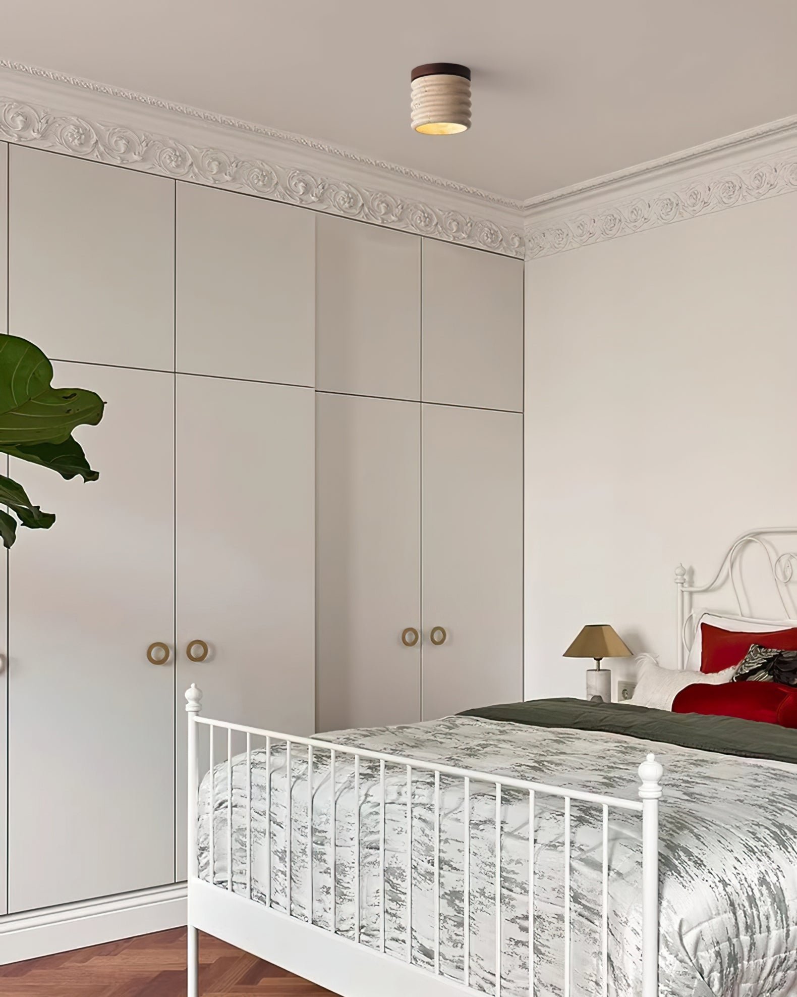 **Vaarnii Travertine Deckenlampe – Éclairage Élégant et Accueillant** 7