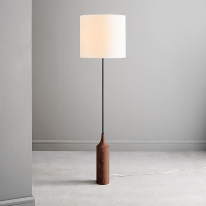 Hudson Wood Base Floor Lamp | 68” Tall, Elegant & Timeless Design